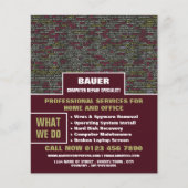 Webscript, Computer Repair Specialist Adverteren Flyer (Voorkant)