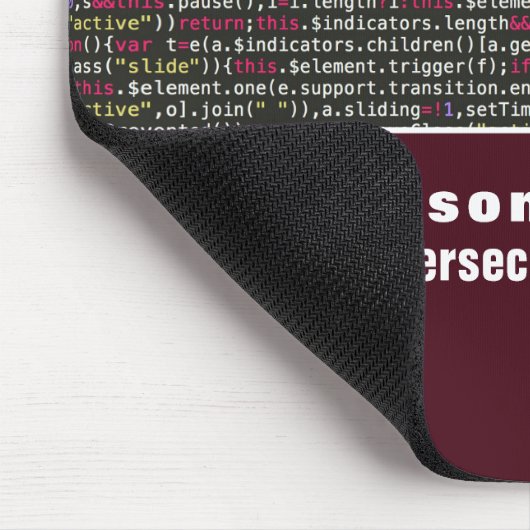 Webscript, informatietechnologie, computer muismat (Hoek)