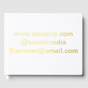 Website e-mailadres toevoegen aan social media bus gastenboek