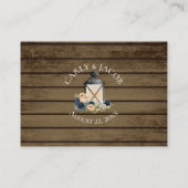 Website Floral Lantern Barn Wood Visitekaartje (Achterkant)