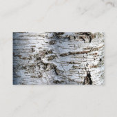 Website land Rustic Birch Tree Wedding Informatiekaartje (Achterkant)
