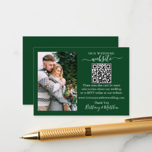 Website met minimalistische eenvoudige QR-foto Gro Informatiekaartje