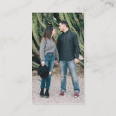 Website met minimalistische QR-code Informatiekaartje (Achterkant)