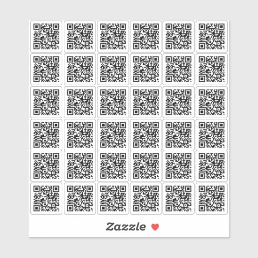 Website met QR-code genereren | Creëer uw eigen QR Sticker (Vel)