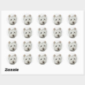 Website met textuureffect ronde sticker (Vel)