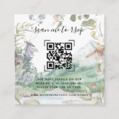 Website over het huwelijk in berggebieden | QR-cod Informatiekaartje (Voorkant)