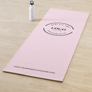 Website van Custom Minimal Pink Business Logo Yogamat