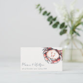 Website van de Rode marine onderwaterkrab Plaatskaartje (Staand voorkant)