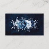 Website van het mosterd Blue Slate Navy Floral chi Informatiekaartje (Achterkant)