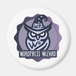 Website Wizard Badge Magnet Magneet