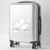 Website Zakelijke Naam Daisy Script Auto Sticker (Koffer)