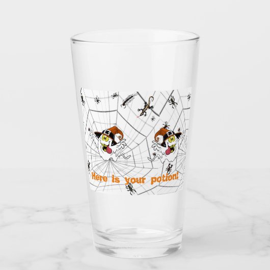 webspin glas (Voorkant)