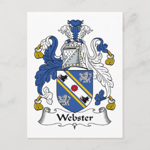 Webster Family Crest Briefkaart