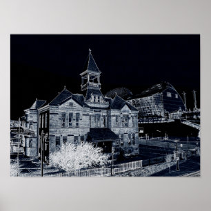 Webster House en Kauffman Center Poster