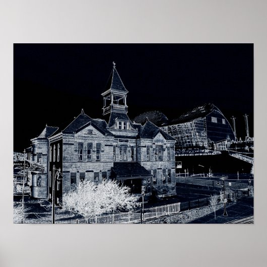 Webster House en Kauffman Center Poster (Voorkant)