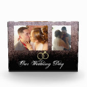 Weddag Chic Faux Glitter Double Fotoblokken (Voorkant)