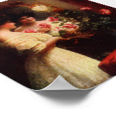 Weddag Victoriaans Lady Art Print (Hoek)