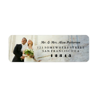 Wedded Bliss Return Address Label