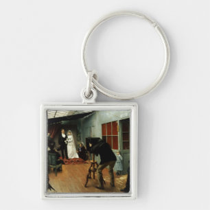 Wedden bij de fotograaf 1878-9 sleutelhanger