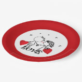 Wedden, dag Valenine, liefde Papieren Bordje (Gekanteld)