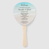 Wedden door de Zee Starfish Fan Programs Handwaaier (Voorkant)