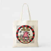 Wedden op de boerderij gnome tote bag (Voorkant)
