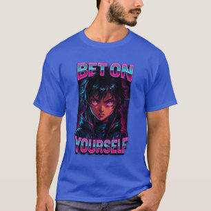 Wedden op jezelf Cyberpunk Anime T-shirt