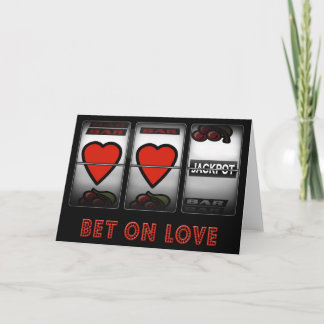 Wedden op liefde kaart