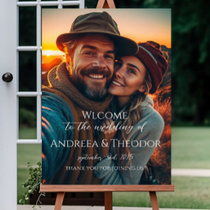 Weddenbordfoto: Je perfecte bruiloft aanpassen Poster