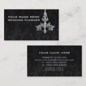 Weddencoördinatenkaart Visitekaartje (Voorkant / Achterkant)