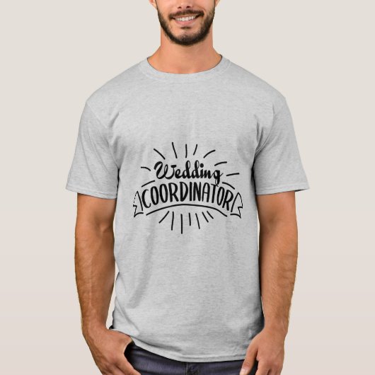 Weddencoördinator T-shirt (Voorkant)