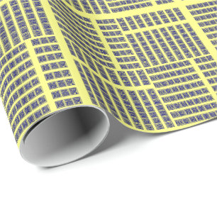 Weddendag, Chamelot Blue 02-Gift Wrapping Paper Cadeaupapier