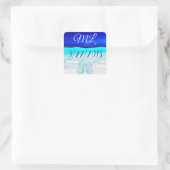 WeddenDatum Bride en Groom Initialen Stickers (Tas)