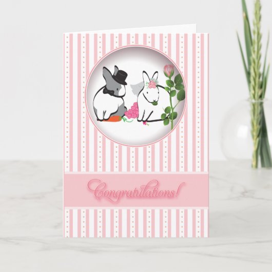 WEDDENDE CONGRATULATIES! KAART (Voorkant)