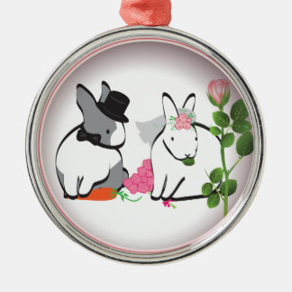 WEDDENDE CONGRATULATIES! METALEN ORNAMENT