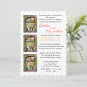 Weddenematige Maagd van Guadalupe MIRACLES Kaart (Staand voorkant)