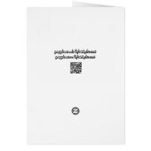 Weddenenkaart - Silhouette (Achterkant)