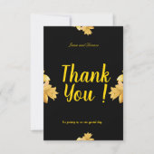 Weddenflat - Hartelijk dank Bedankkaart (Voorkant)