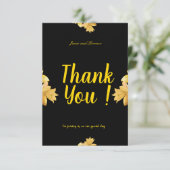 Weddenflat - Hartelijk dank Bedankkaart (Staand voorkant)