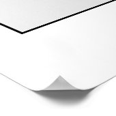 Weddenfoto Booth Prop | Goud-Bourgogne Poster (Hoek)