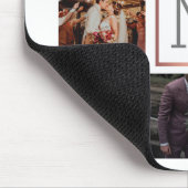 Weddenfoto Collage Monogram Muismat (Hoek)