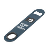 Weddenfoto Hangover Bottle Opener Speed Flessenopener (Achterkant Gekanteld)