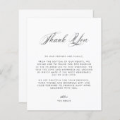 Weddenfoto Hartelijk dank (Voorkant / Achterkant)