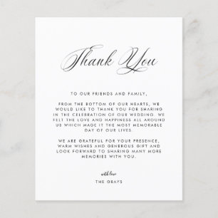 Weddenfoto Hartelijk dank