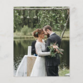 Weddenfoto Hartelijk dank (Achterkant)