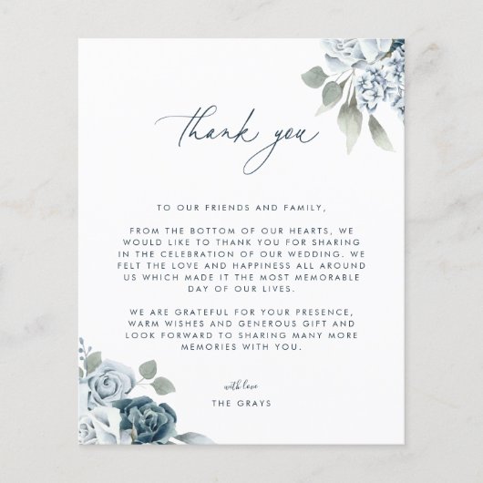 Weddenfoto Hartelijk dank (Voorkant)