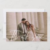 Weddenfoto Hartelijk dank Bedankkaart (Voorkant)