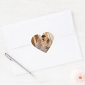 Weddenfoto Hartelijk dank Hart Sticker (Envelop)