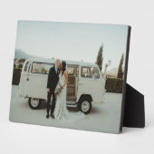 Weddenfoto Memory Newly Weds Keepomwille Fotoplaat (Zijkant)