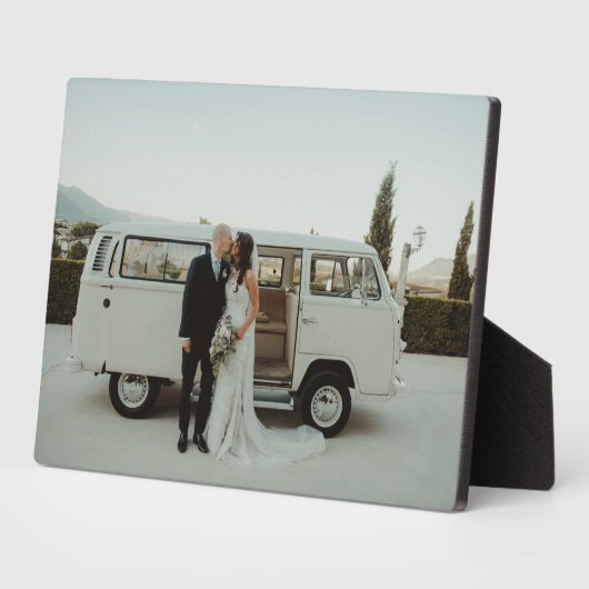 Weddenfoto Memory Newly Weds Keepomwille Fotoplaat (Zijkant)